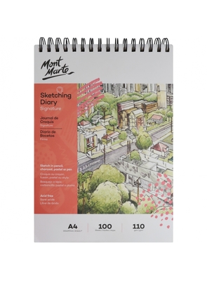 M.M. Sketch Book A4 Hard Cover 220page 110gsm