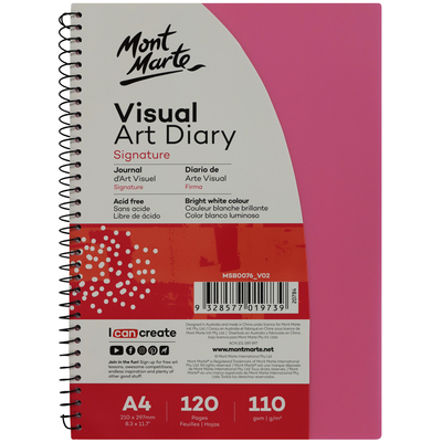 8x Mont Marte Studio Canvas Single Thick 22.9x12.7cm Mini