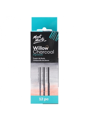 2Pce White Charcoal Pencils Pencil Set Mont Marte Large Drawing