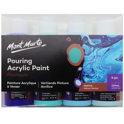 Buy Metallic Acrylic Paint Set 50ml x 4pc Online – Handy Mandy Craft Store