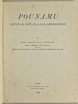 Pounamu Notes on New Zealand Greenstone