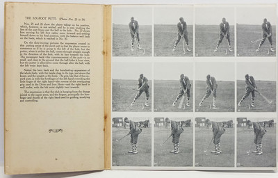 The World's Champion Golfers Thier Art Disclosed by The Ultra-Rapid Camera No. 2 First Series: Walter Hagen USA The Iron Shot 36 Positions