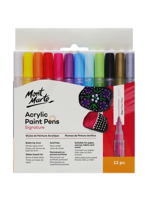 Mont Marte Dual Tip Alcohol Art Markers 24pc in Case