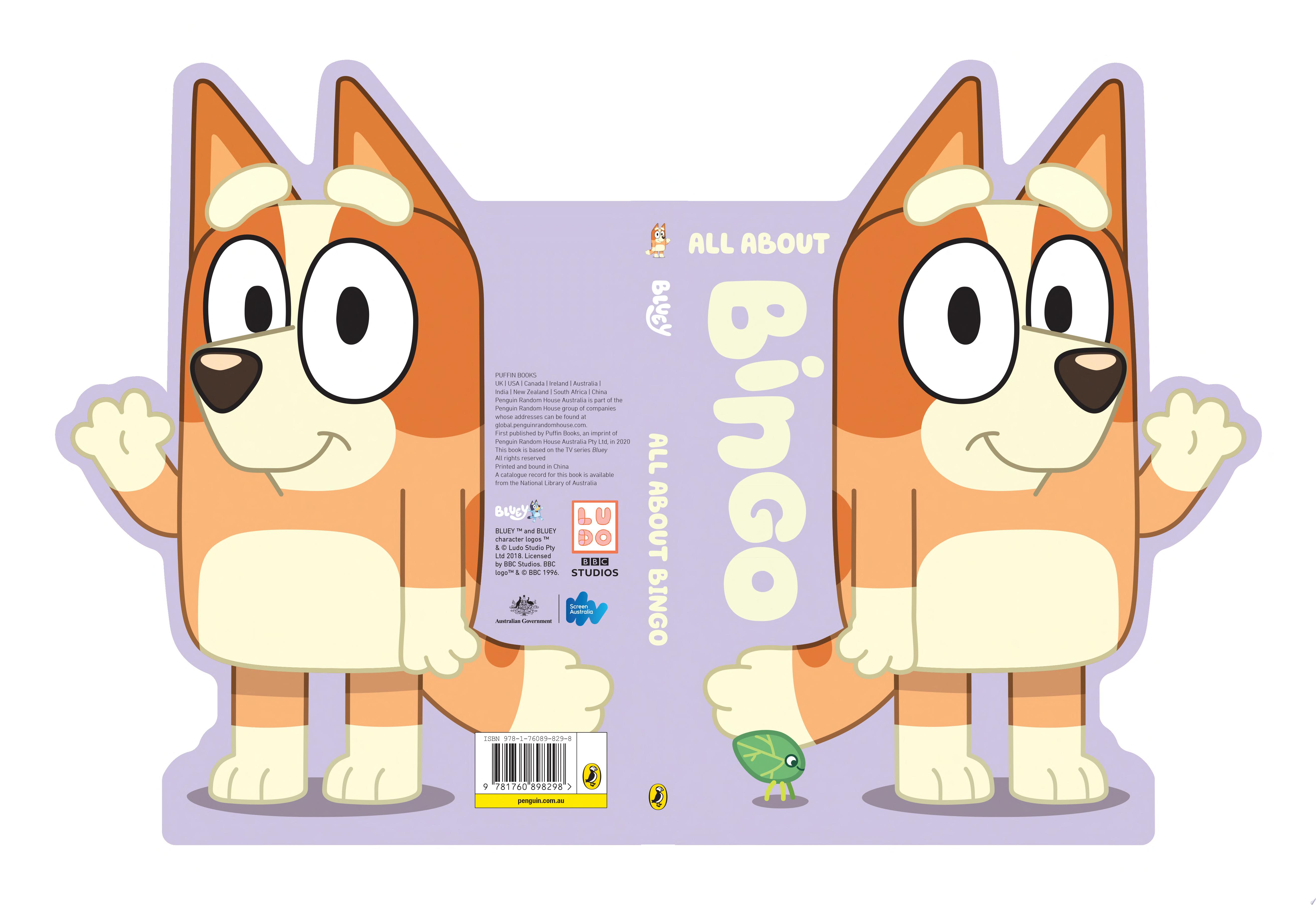 Bluey All About Bingo Board Book