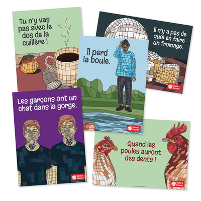 French Idiom Bulletin Board Set