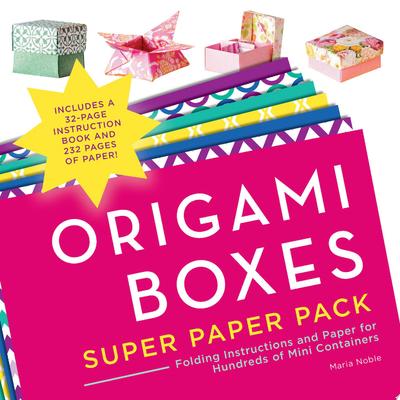 Origami Paper in a Box - Abstract Patterns: 192 Sheets of 6x6 Inch High-Quality Origami Paper & 32-page Instructional Book