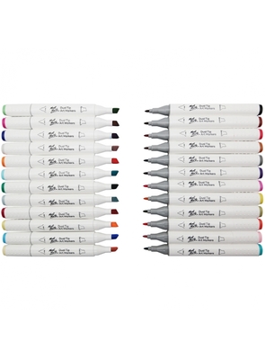 Mont Marte Premium Dual Fine Tip Art Markers