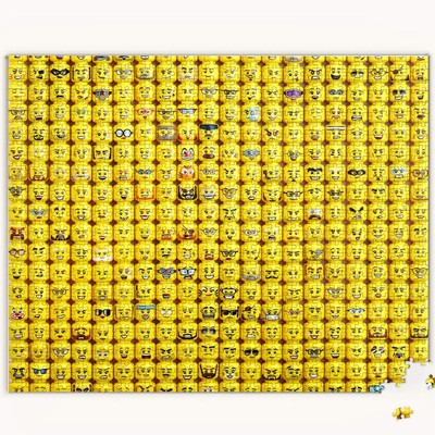 Lego: LEGO Minifigure Faces 1000-Piece Puzzle (Jigsaw)