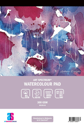 Cotton Watercolour Paper Premium 300gsm A4 (11.7 x 8.3in) 5 Sheets – Mont  Marte Global