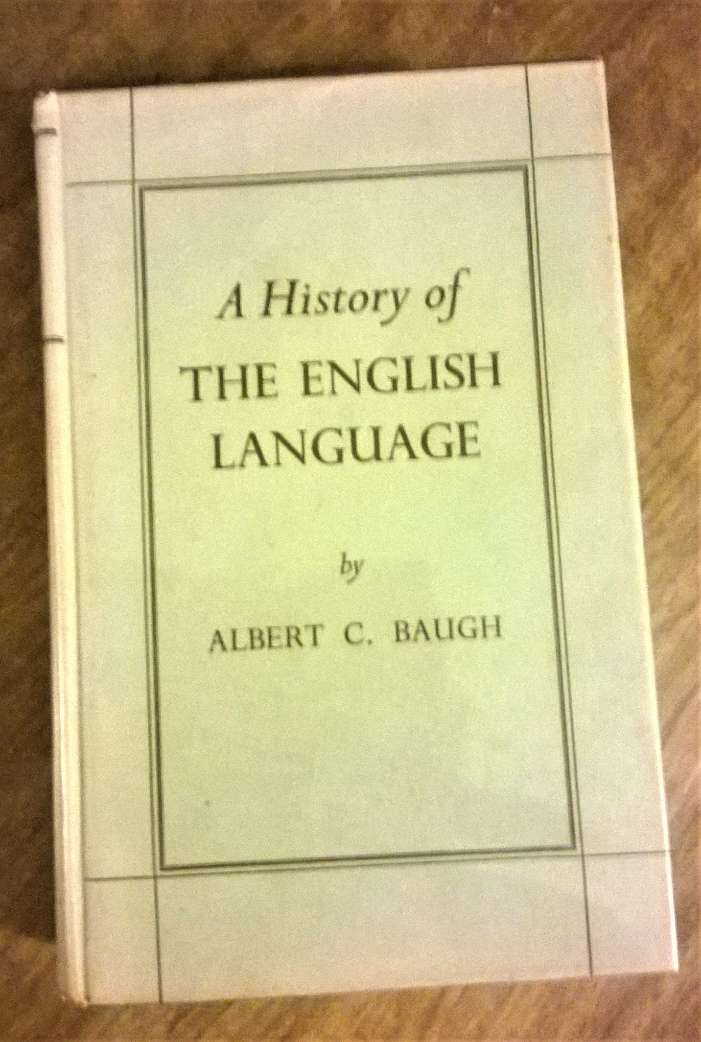 English　A　the　of　History　Language
