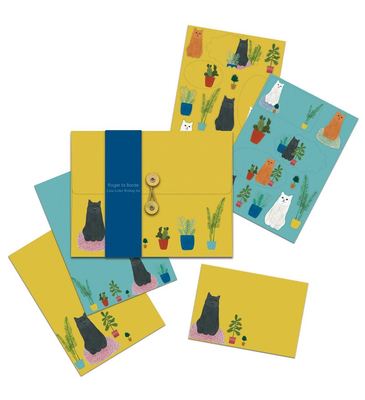 Chouchou Cat Writing Set with Stickers Chouchou Cat Writing Set with Stickers