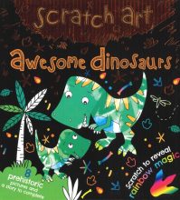 Scratch Art Dinosuars