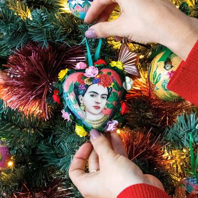 Mexican Folklore Large Bauble Set 6 Mexican Folklore Large Bauble Set 6