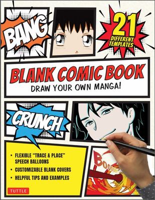 Anime Comic Sketchbook: Large Sketchbook for creating your own