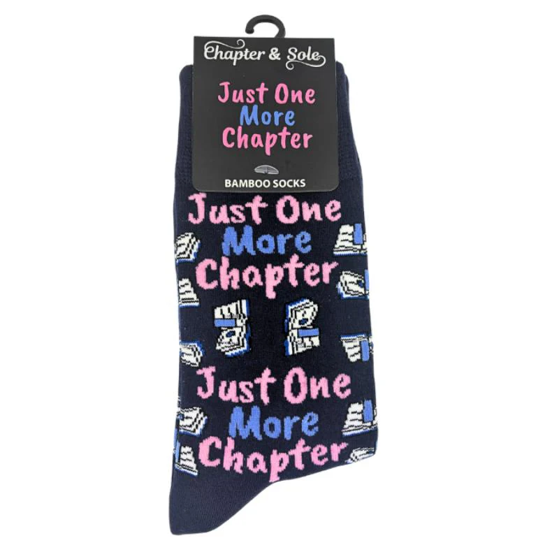 Just One More Chapter Socks (Chapter & Sole)
