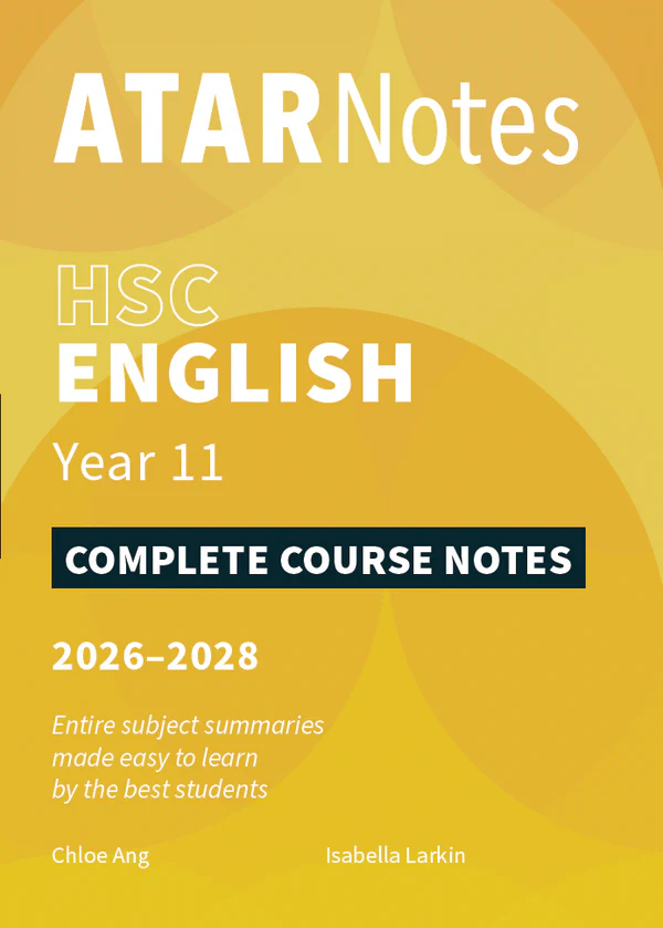 ATAR Notes HSC Year 11 English Complete Course Notes (2026-2028)