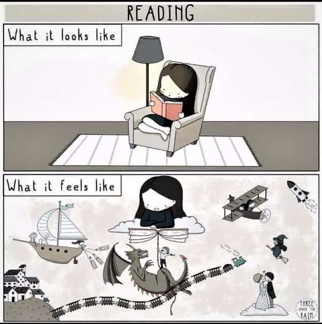 What reading feels like - contrast