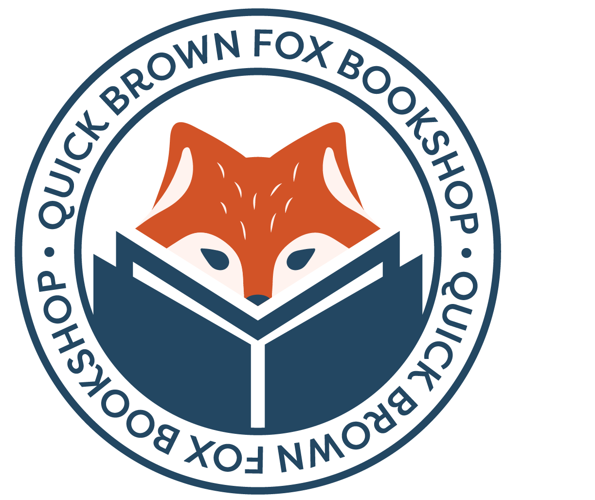 Quick Brown Fox Bookshop logo