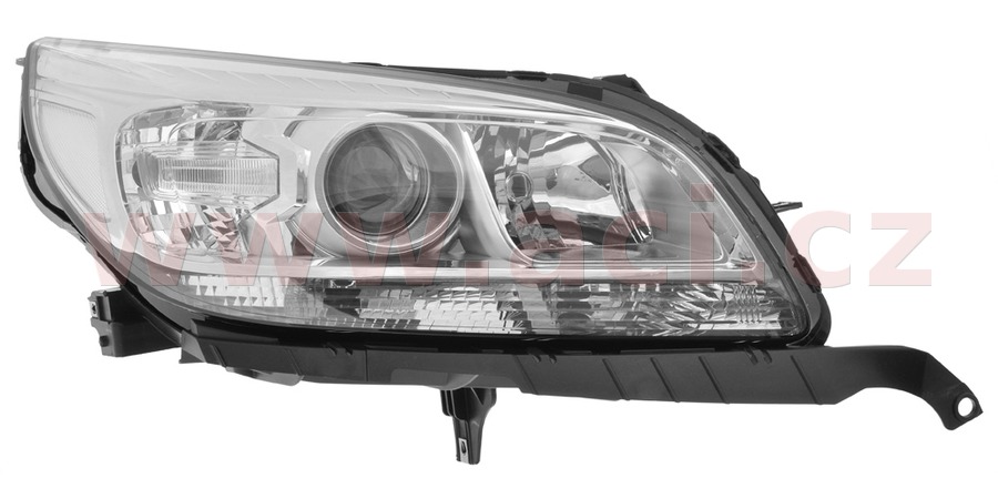přední světlo H7+H1 (el. ovládané + motorek) P