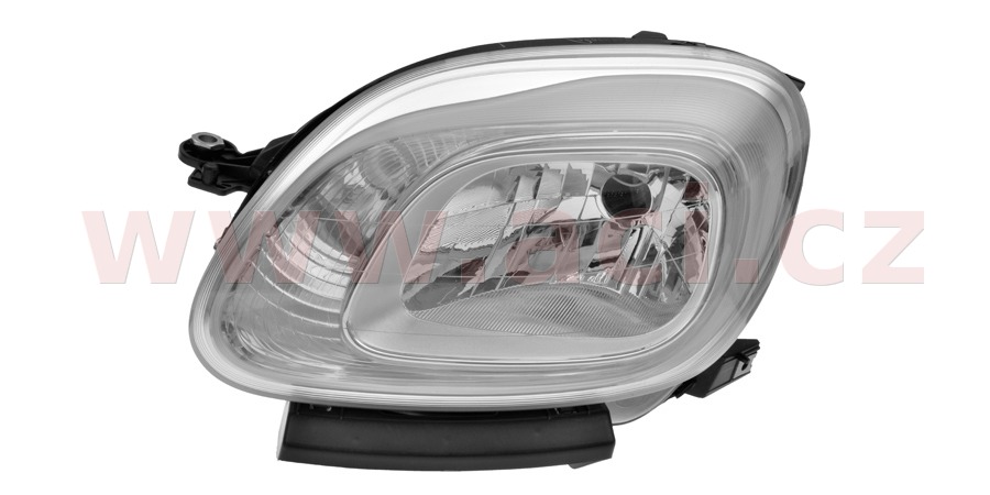 přední světlo H4 (el. ovládané + motorek) L