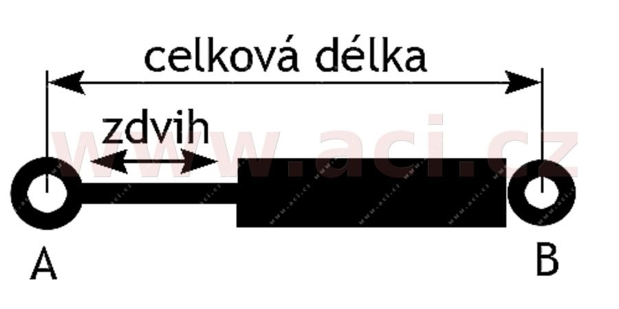vzpěra 5tých dveří ORIGINÁL, L=P