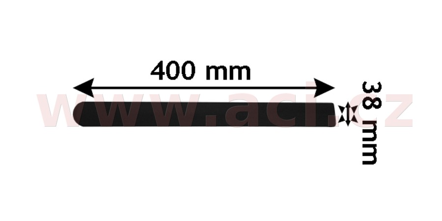 boční lišta zadního blatníku 3dv. P
