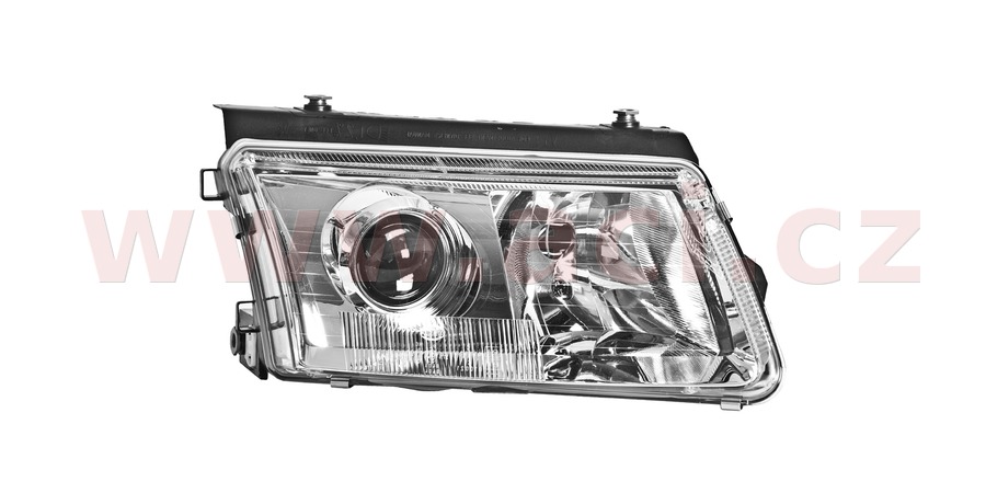 přední světlo XENON D2S+H7 (bez jednotky, výbojky, žárovek a motorku) (aut. ovládané) P