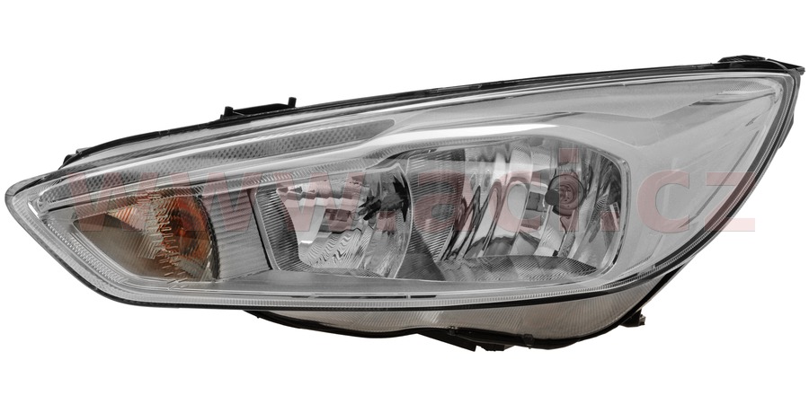 přední světlo H7+H1+LED denní svícení (el. ovládané + motorek) hliník VISTEON (prvovýroba) L