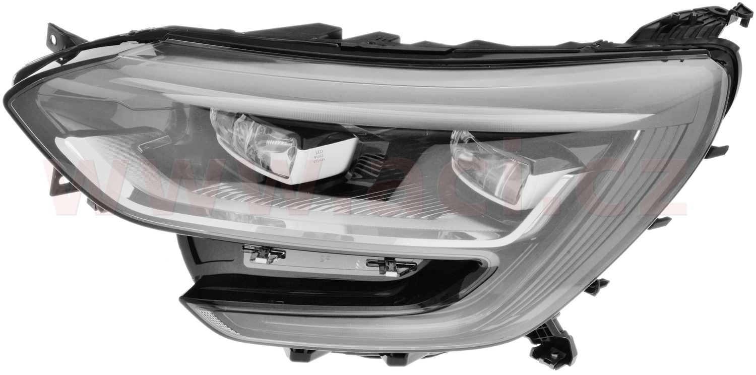 přední světlo LED (el. ovládané s motorkem) L