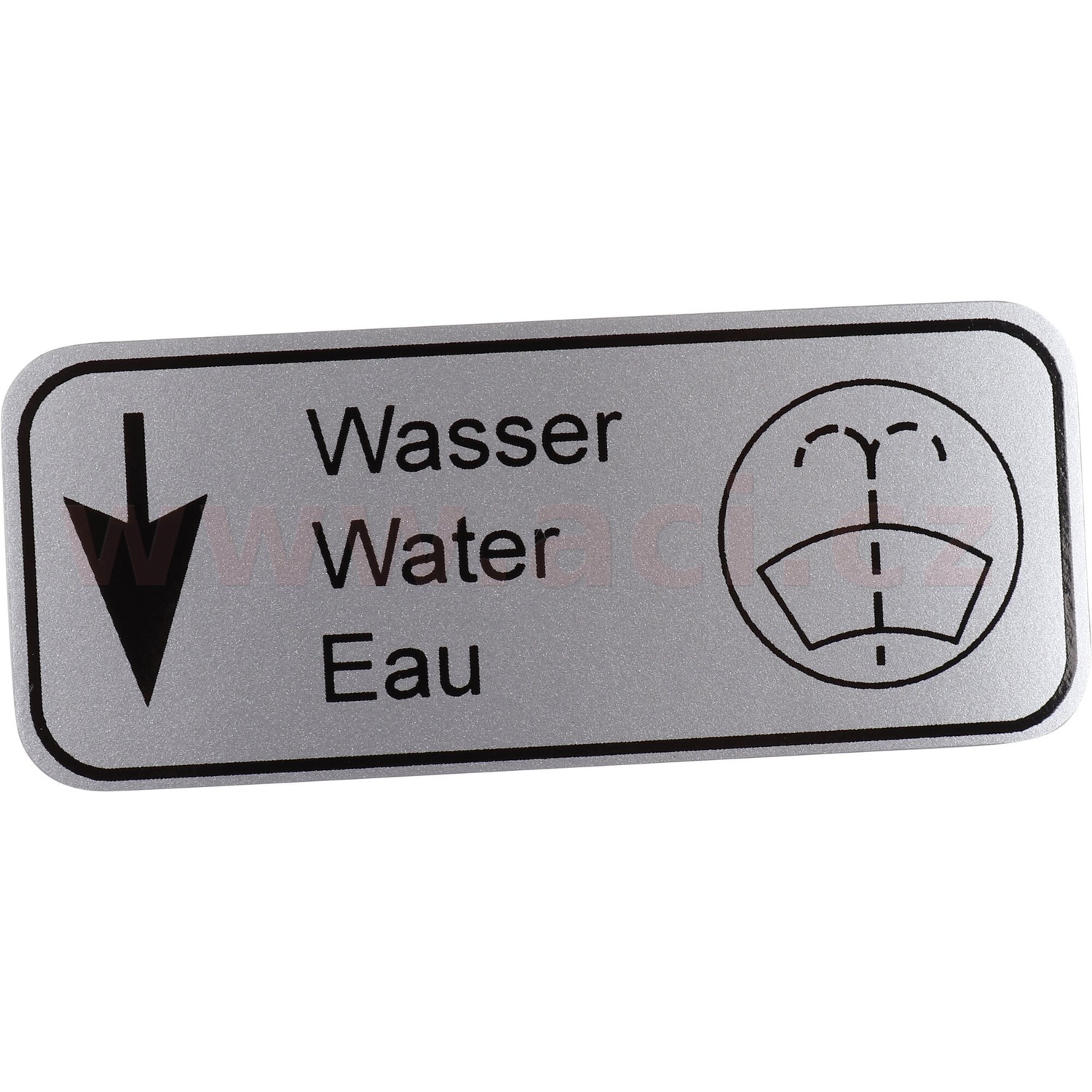 samolepka "Wasser" CLASSIC