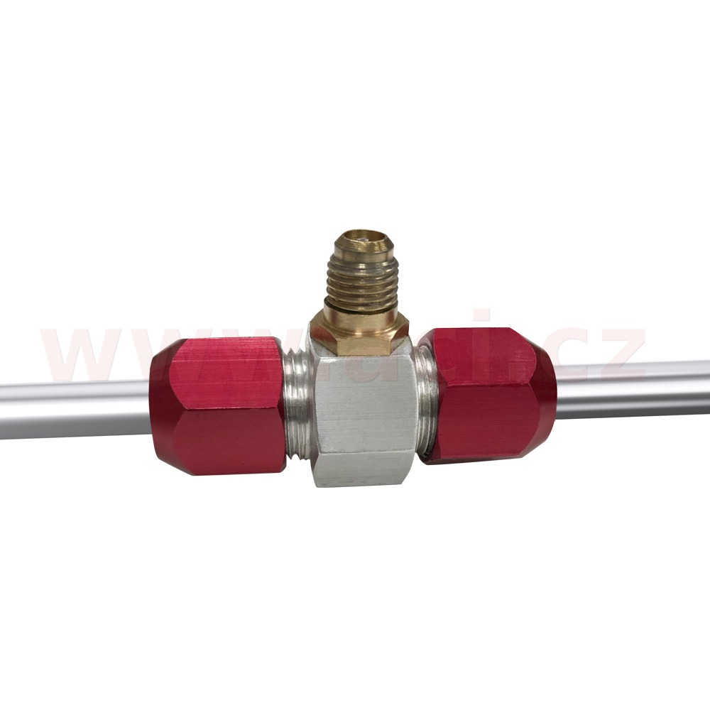 závitová spojka se závitem pro čidlo nebo port, trubka 10 mm, vnější závit 1/4"