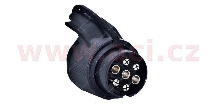 redukce ze 7 pin na 13 pin zástrčku JAEGER (7 pin na autě/13 pin na přívěsu)