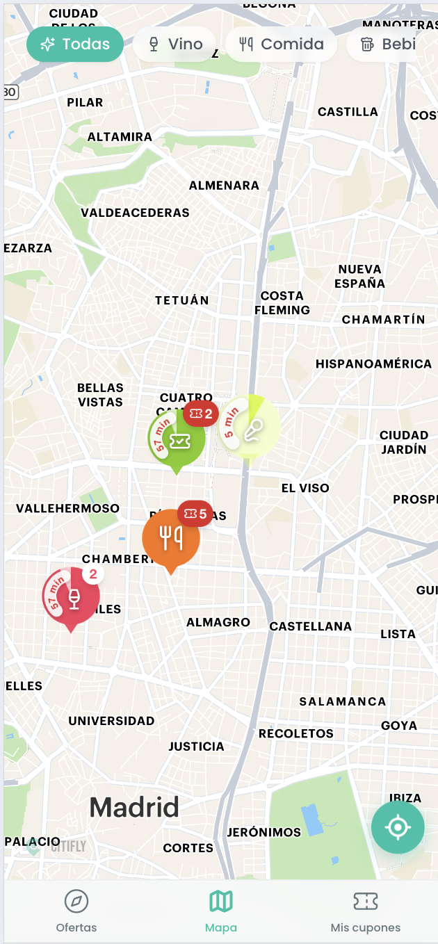 Mapa de ofertas