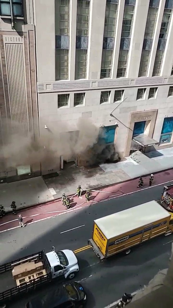 Tiffany & Co. catches fire in Midtown, leaving two people injured