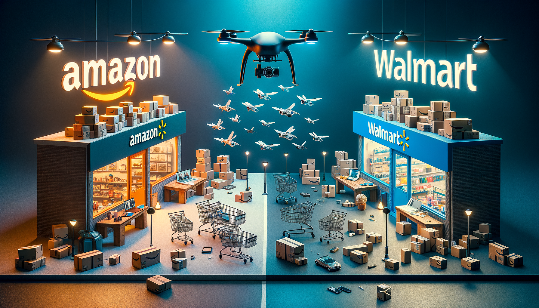 Amazon vs. Walmart: Warum Amazon Jetzt Unsichtbare Vorteile Bietet und die Märkte Beherrschen Könnte