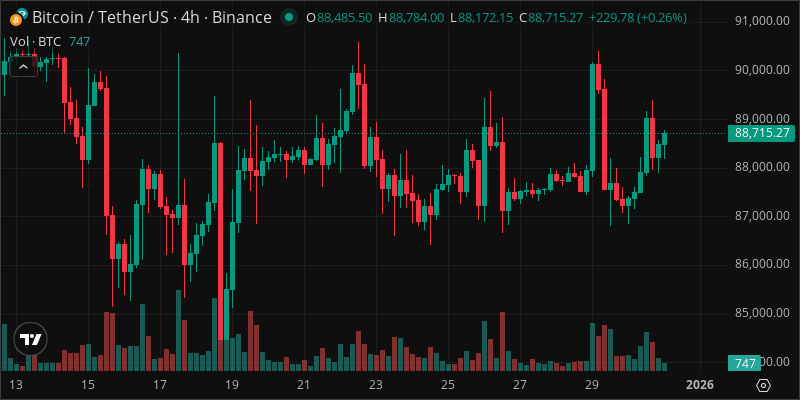BTC crypto chart
