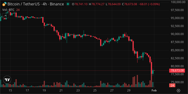 BTC crypto chart