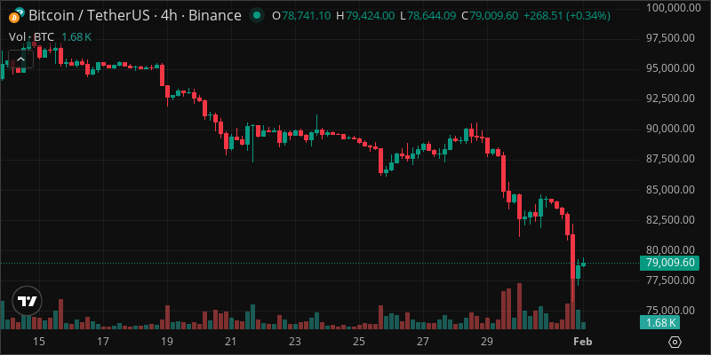 BTC crypto chart