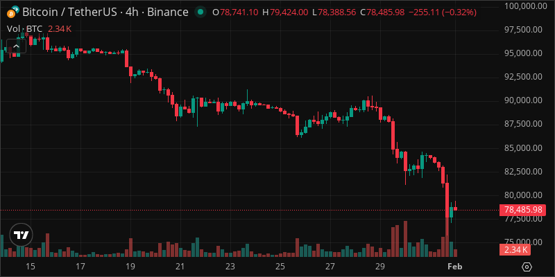 BTC crypto chart