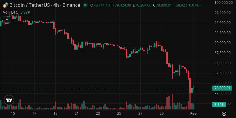 BTC crypto chart