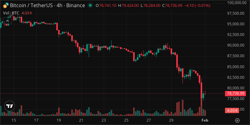 BTC crypto chart