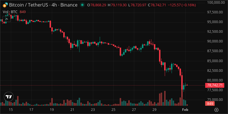 BTC crypto chart