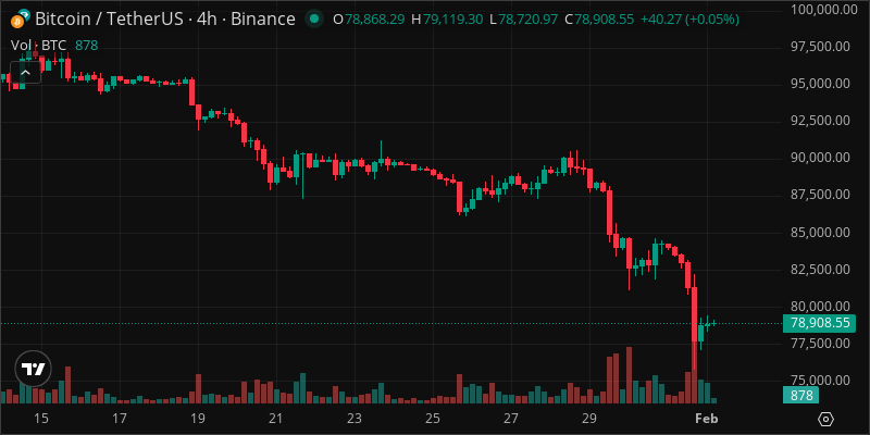 BTC crypto chart