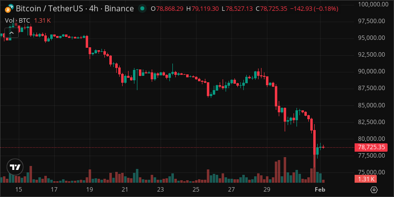 BTC crypto chart