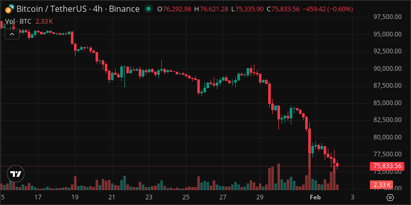 BTC crypto chart