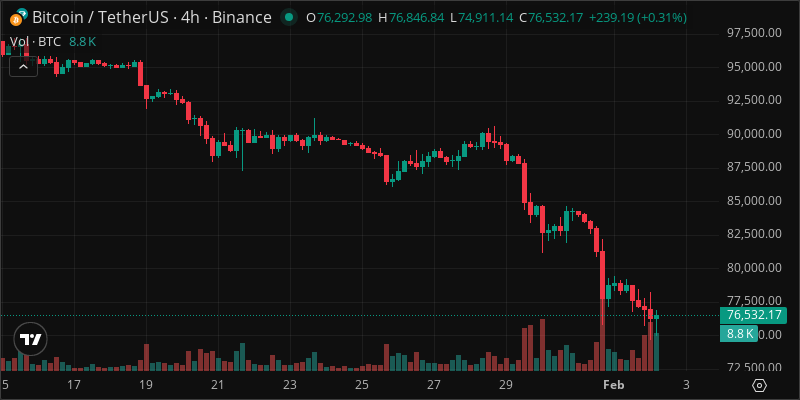 BTC crypto chart