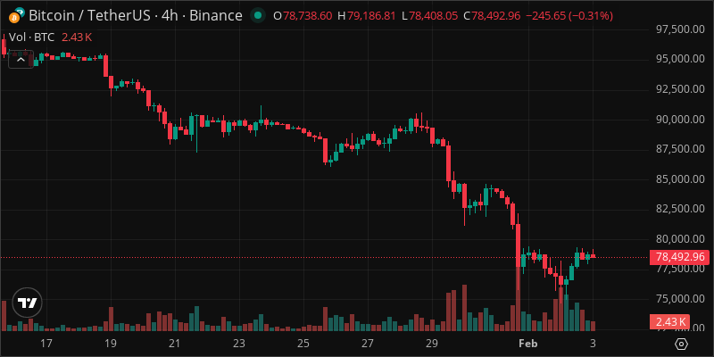 BTC crypto chart