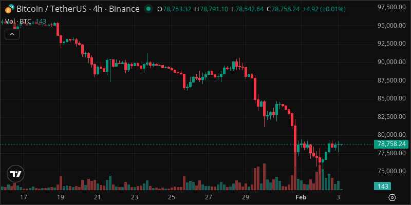 BTC crypto chart