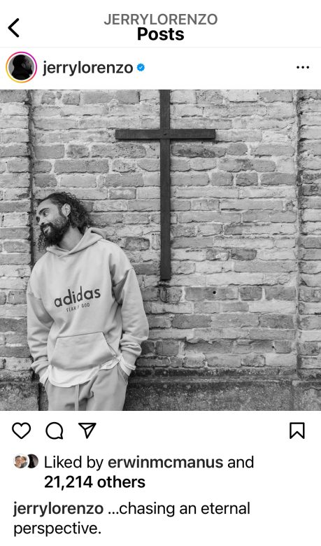 Jerry Lorenzo shows off new Fear of God colour on Instagram