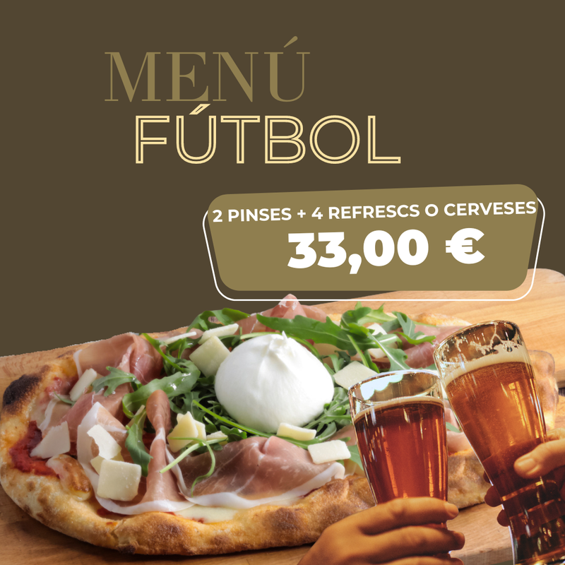 Menú fútbol